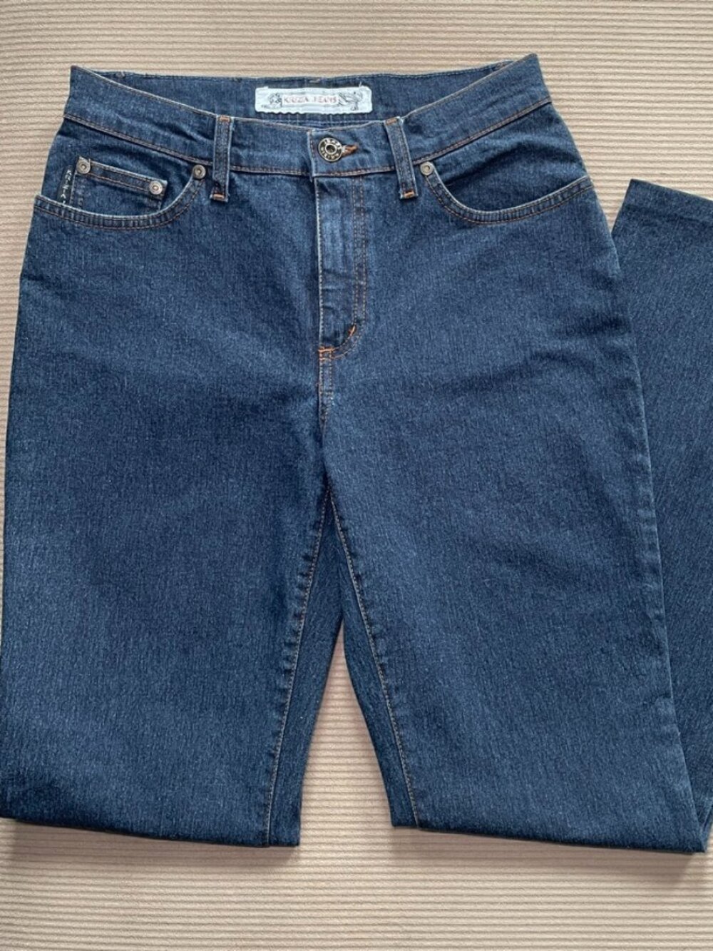 KRIZIA JEANS Vintage Y2K Stretch Bootcut Flare Denim Size 28 Italian